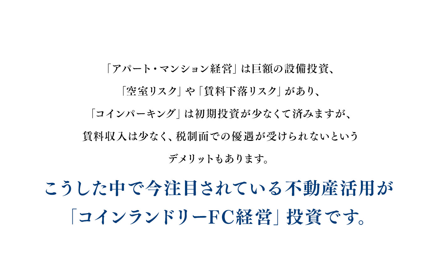 Coin laundry investment